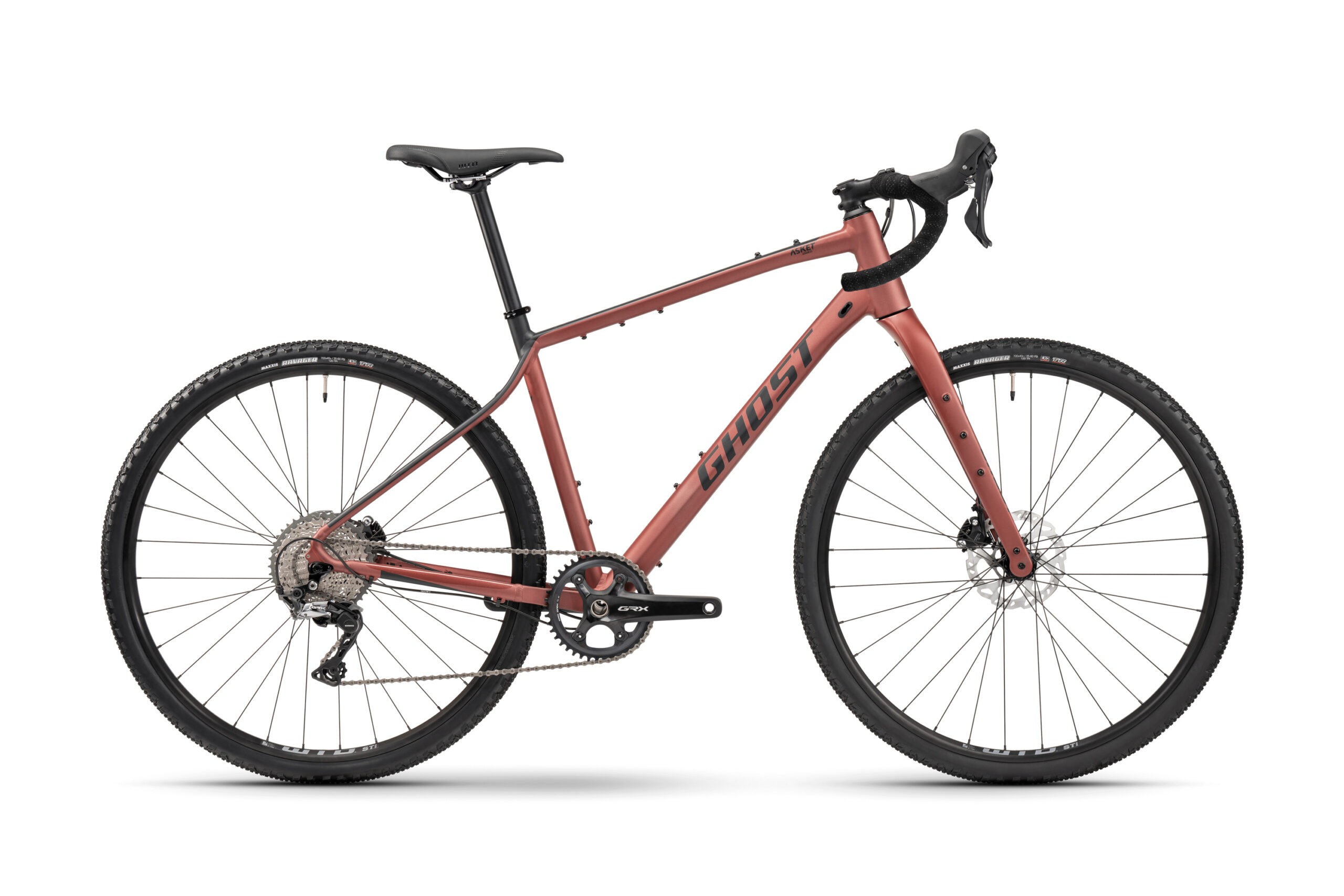 GHOST Asket AL Advanced Metallic Rusted Dark Red/Black Matt