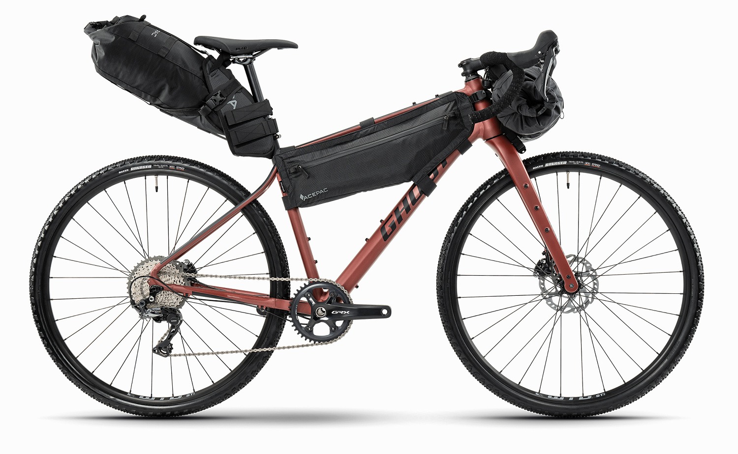 GHOST Asket AL Advanced EQ Metallic Rusted Dark Red/Black Matt