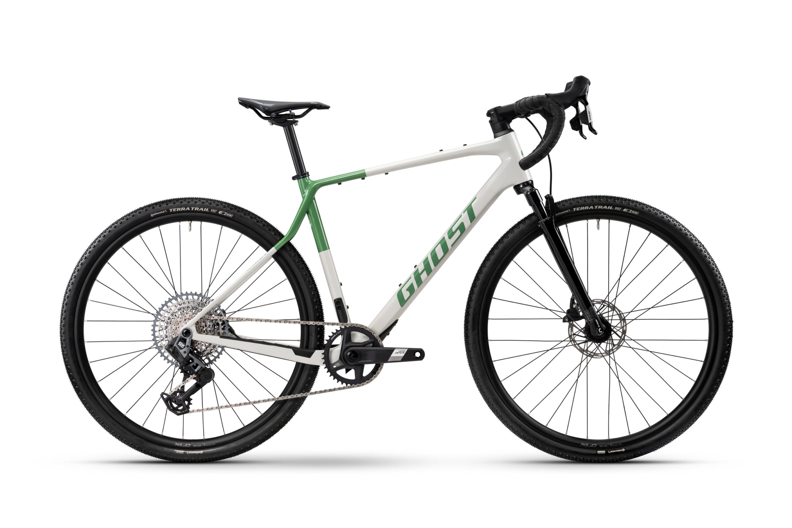 GHOST Asket CF Full Party Silver Stone/Madow Green Glossy