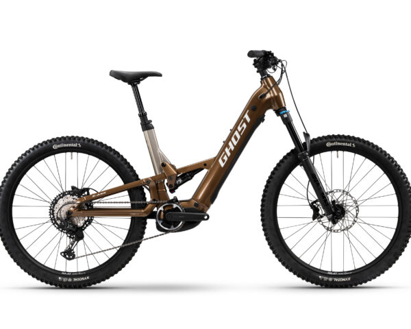 GHOST E-ASX Advanced Low Brown Bear/Stone Glossy