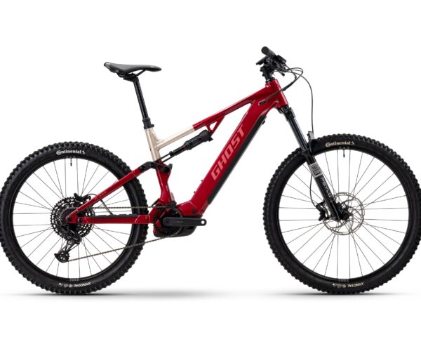 GHOST E-ASX Essential Rebel Red/Coffee Pebble