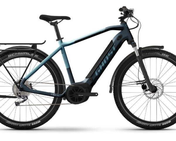 GHOST E-Teru Essential EQ Dark Grey/Metallic Light Blue