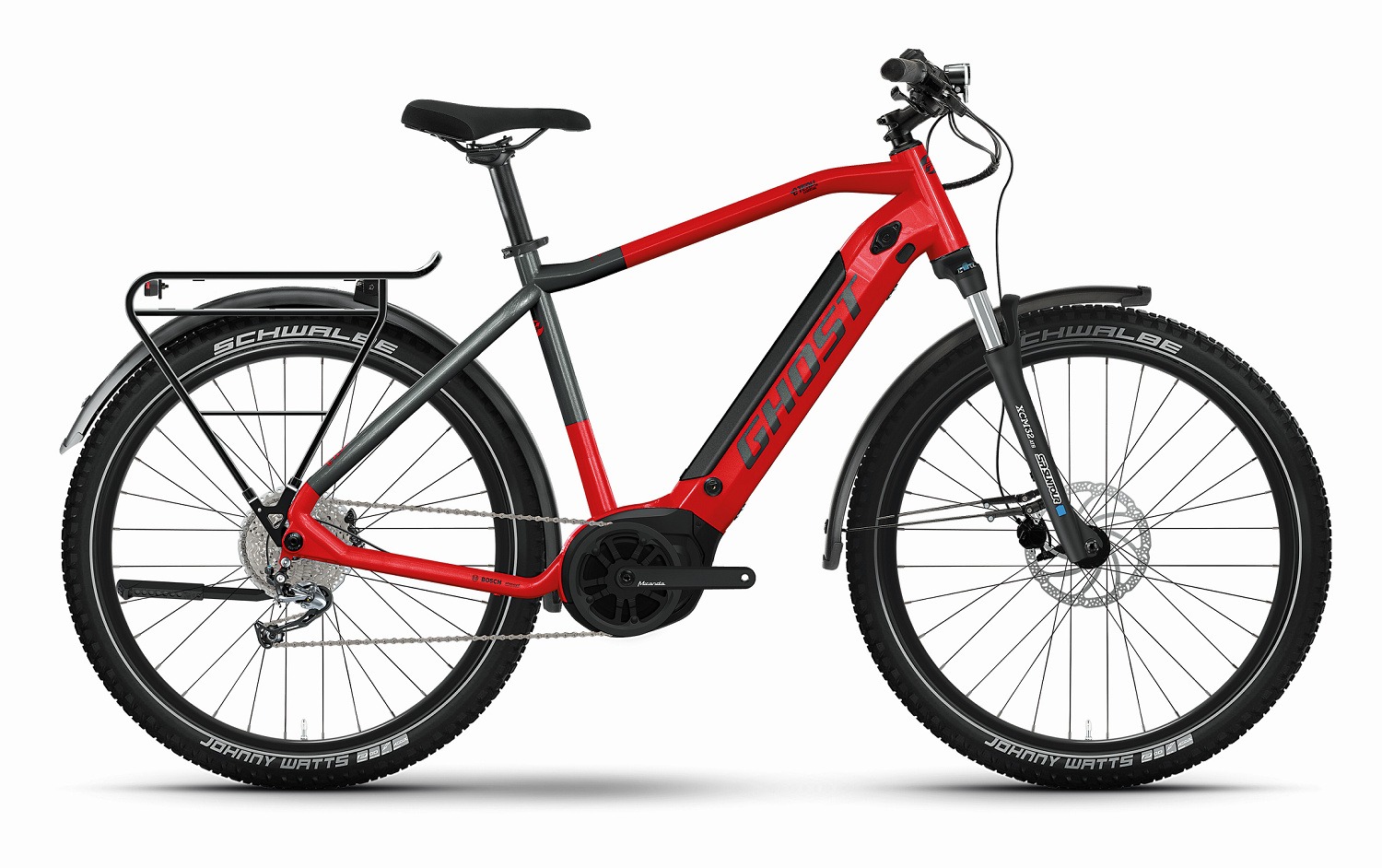 GHOST E-Teru Essential EQ Riot Red/Metallic Anthracite