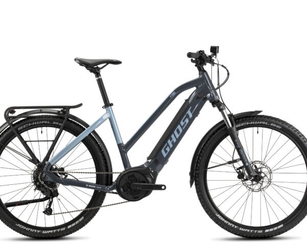 GHOST E-Teru Essential EQ Mid Dark Grey/Metallic Light Blue