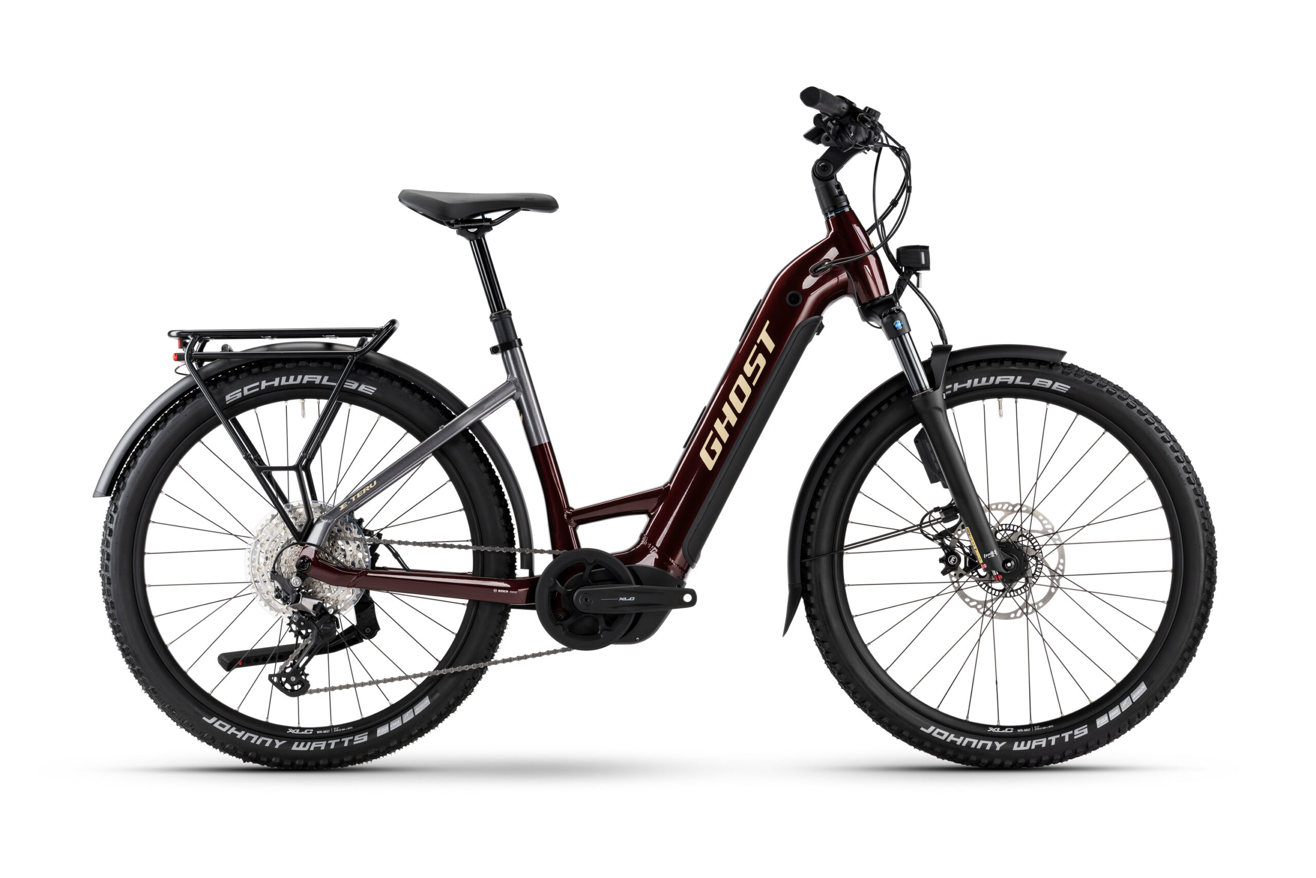 GHOST E-Teru Pro EQ ABS Low Cocoa Bean/Graphite Noir Glossy