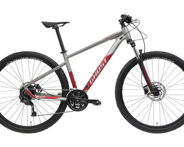 GHOST Kato 500 SE Light Silver/Red Matt