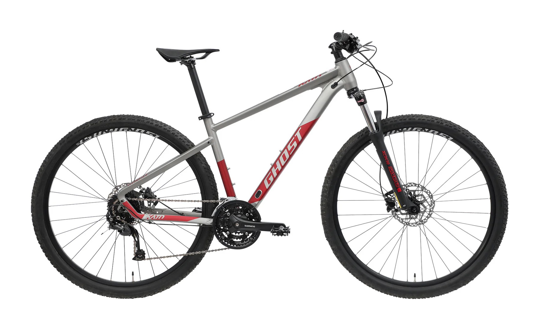 GHOST Kato 500 SE Light Silver/Red Matt