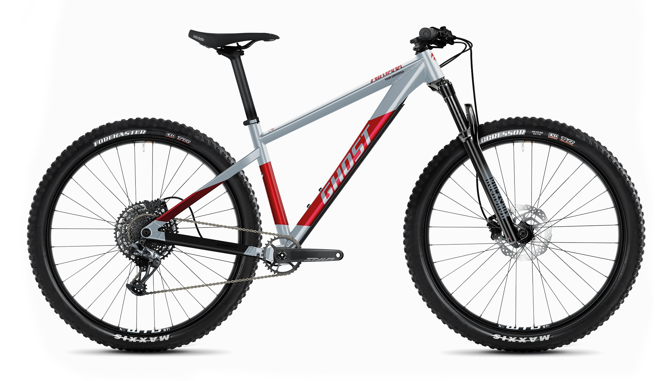 GHOST Nirvana Tour Universal 27.5 Light Grey/Riot Red