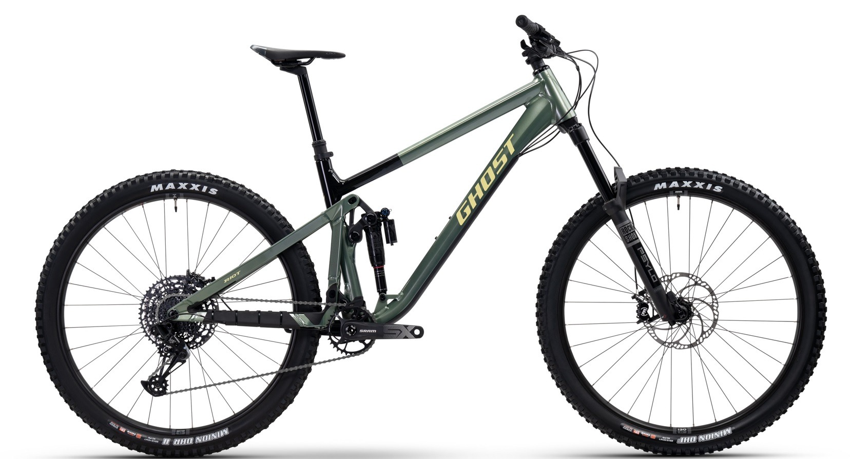 GHOST Riot AM Emerald Green/Black