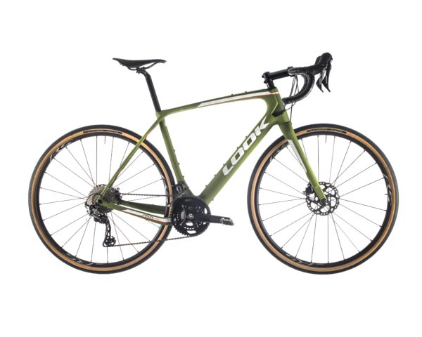 LOOK 765 Gravel Ekar 1x13 Green Matt White / Fulcrum Rapid Red 500